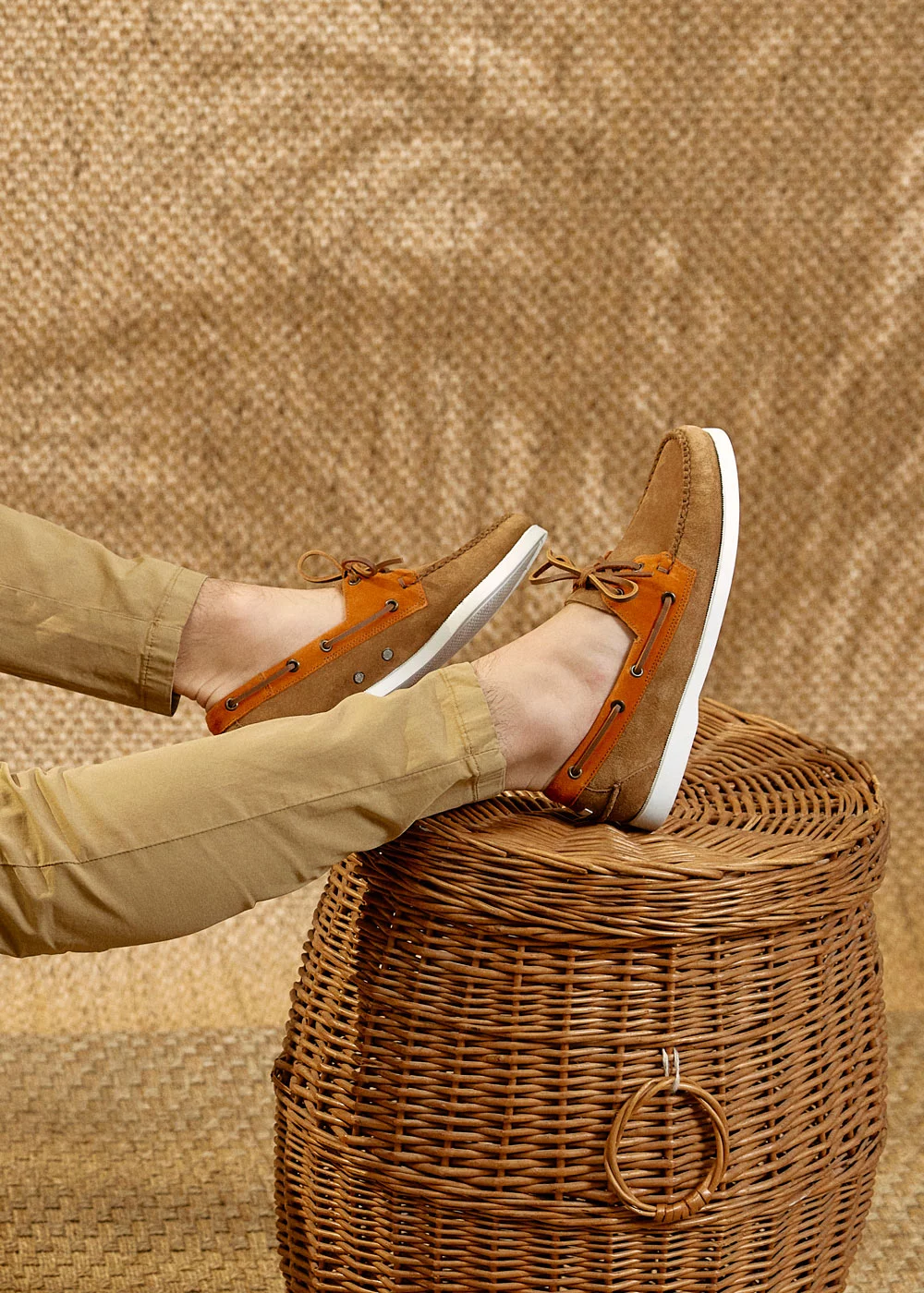 BOAT SHOE 2 NUBUCK BICOLORE