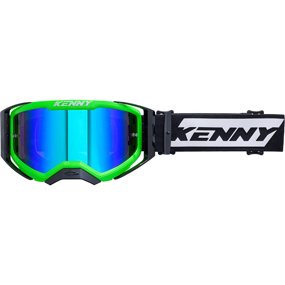 Kenny - Masque Performance Evo 2 Iridium / Vert fluo / Noir / Blanc