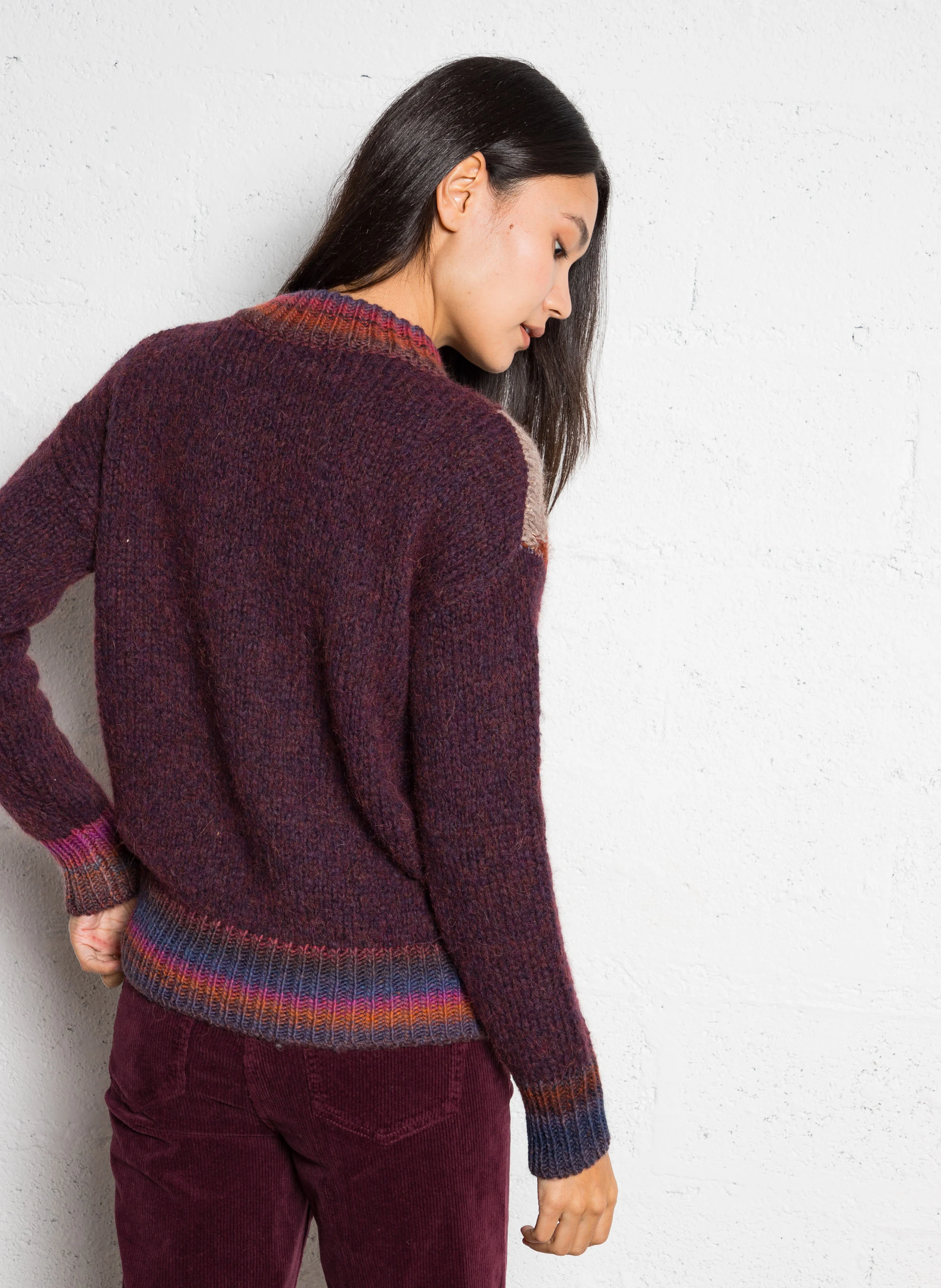 CASSIUS - Pull col rond| Rouge