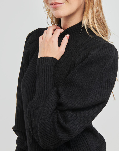 Only - ONLKATIA L/S HIGHNECK PULLOVER KNT NOOS - Noir
