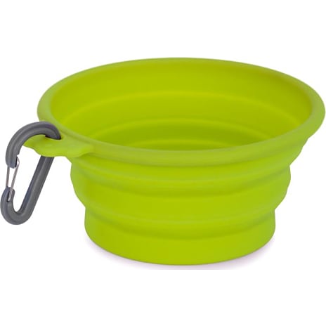 Hunderejseskål 0,37 liter - grøn