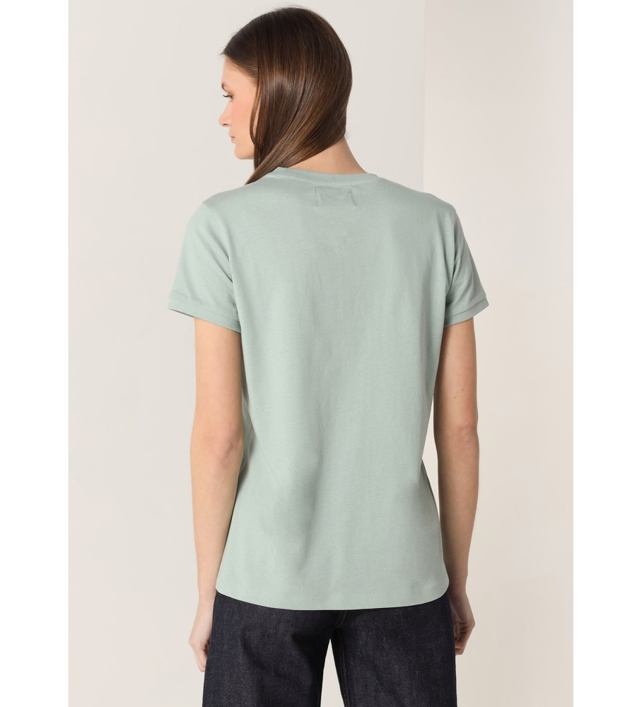 Camiseta de manga curta com estampa Lois Green