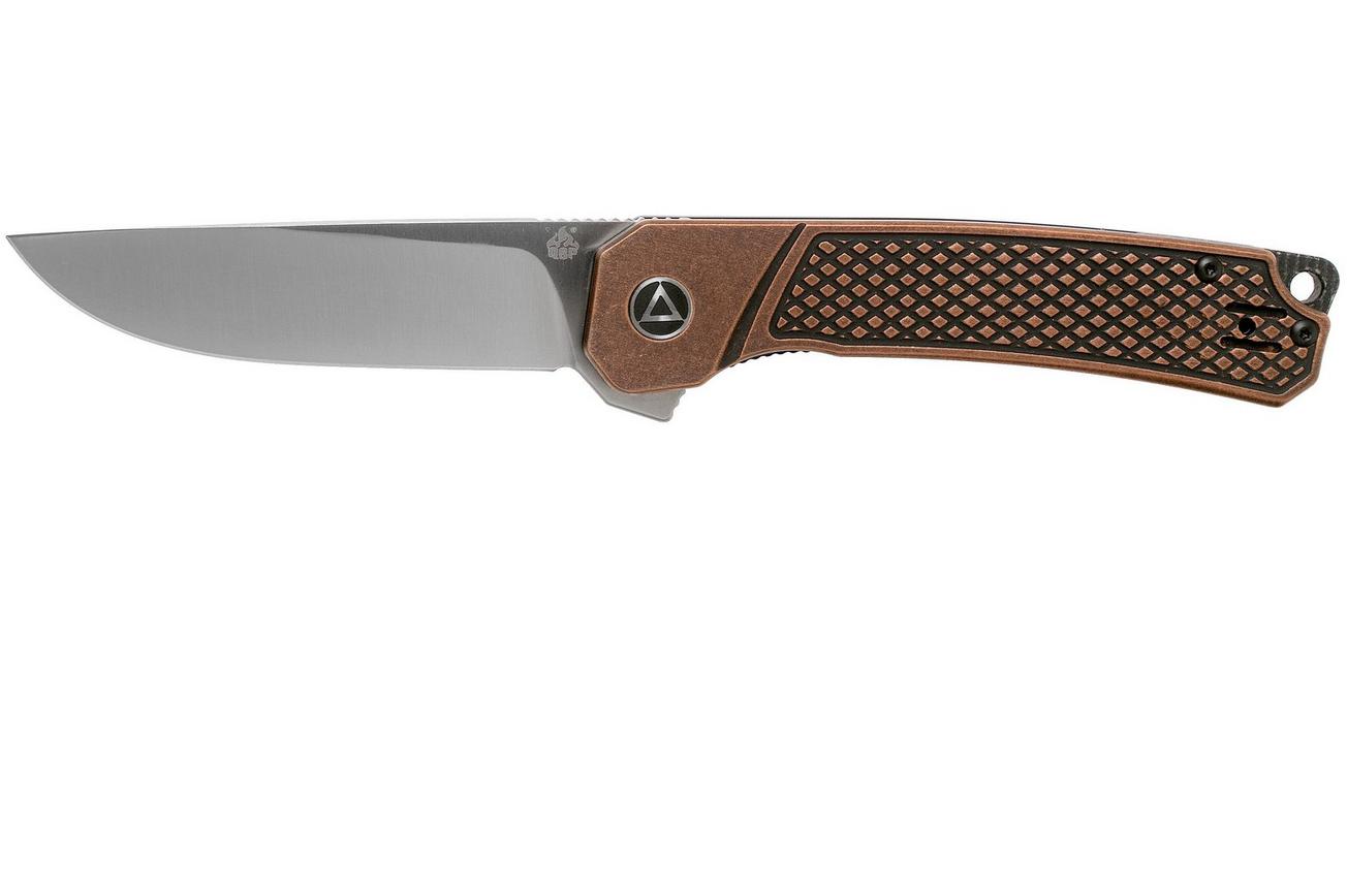QSP Knife Osprey QS139-E1  Textured Copper, Satin, zakmes