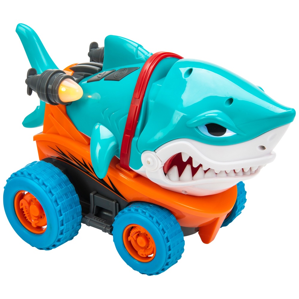 Super Wheelz Chomp & Cruise Shark mit Licht- und Soundeffekten