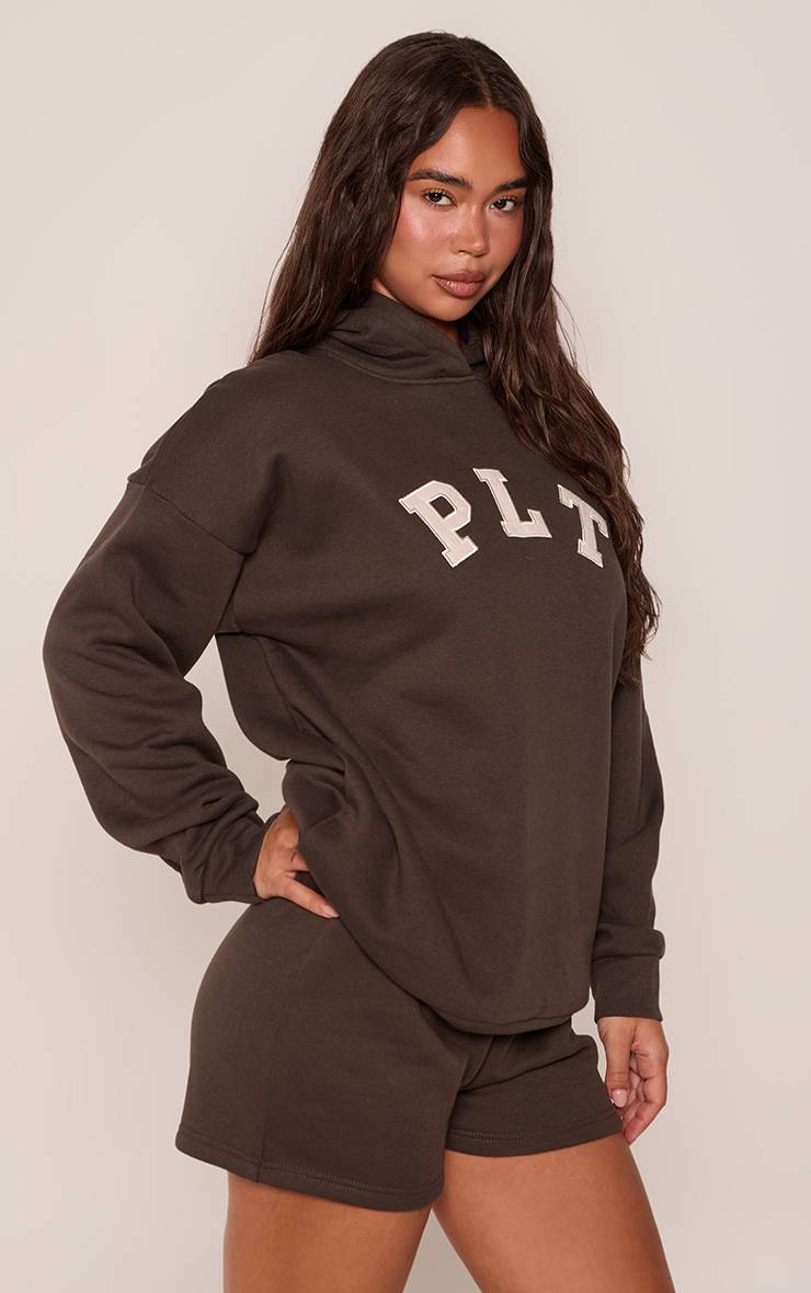 Charcoal Grey Short En Molleton Avec Logo PLT