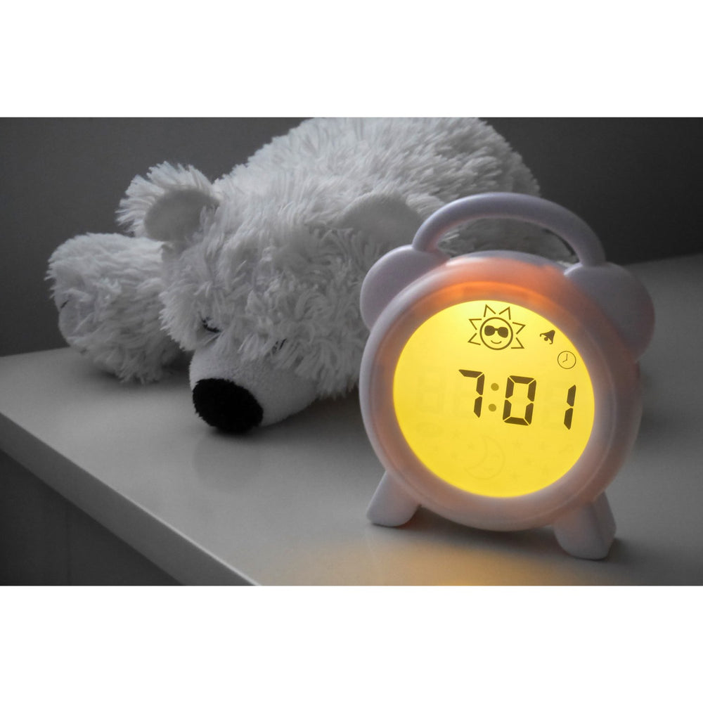 Køb Alecto Søvntræner Ur med Lampe & Alarm - Hvid