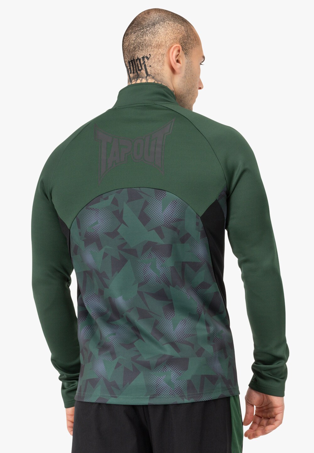 Tapout Herren langärmeliges Funktionsshirt normale Passform TRAINING MIDLAYER