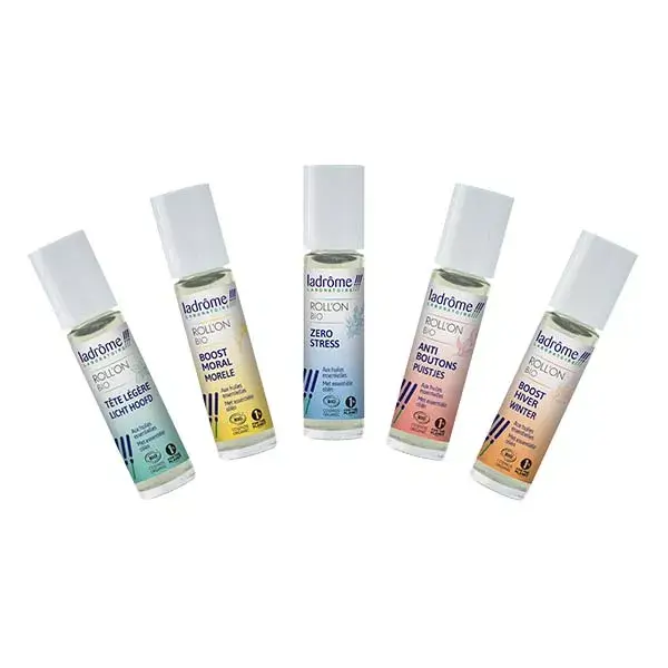 Óleo Essencial Orgânico Ladrome Roll-On para Cabeça Pesada e Têmporas 5ml