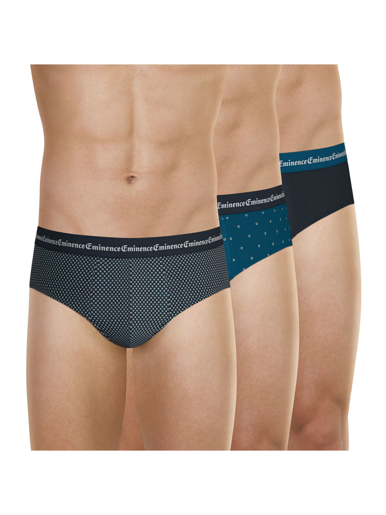 Lot de 3 slips homme Business Print