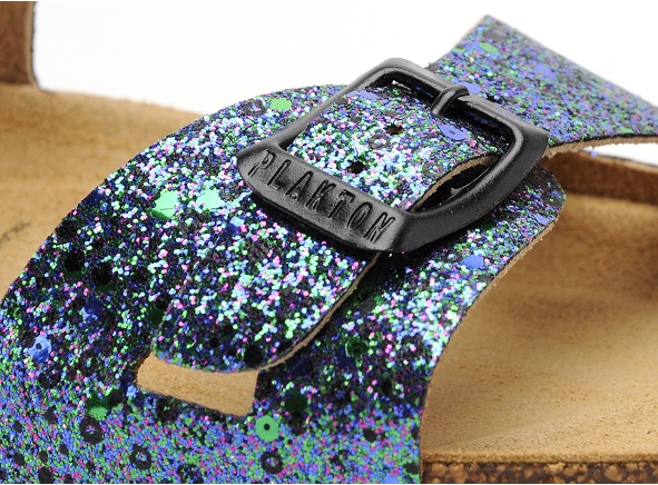 Plakton nu pieds enfant lisa bleu