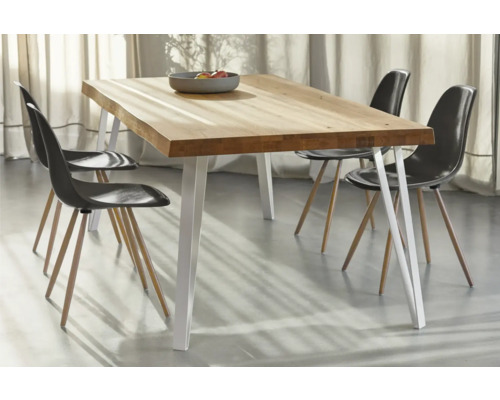 Tarrox Tafelpoot Plat Set 720 mm Wit 2 Stuks