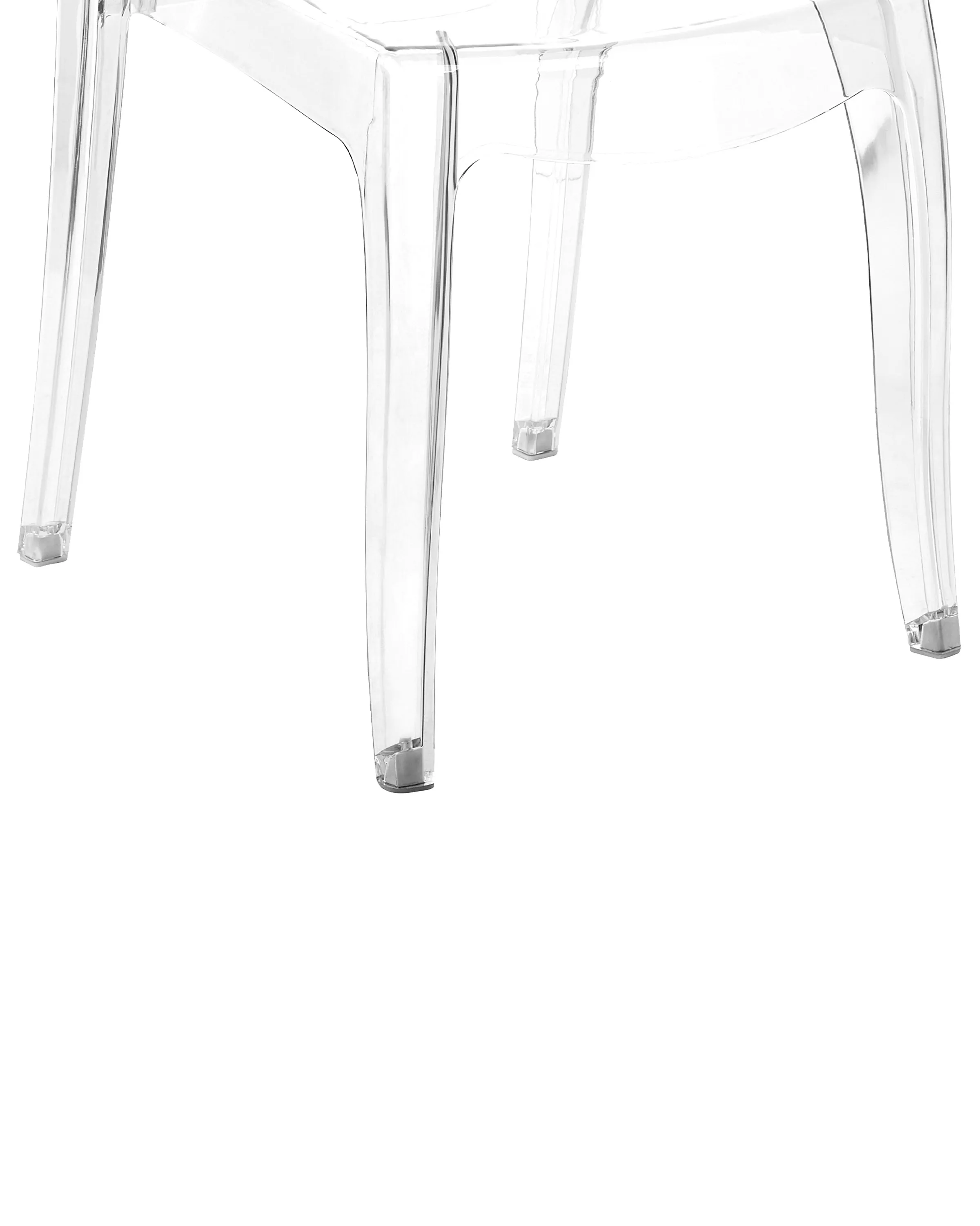 Set van 2 eetkamerstoelen WESTBRIDGE Transparant