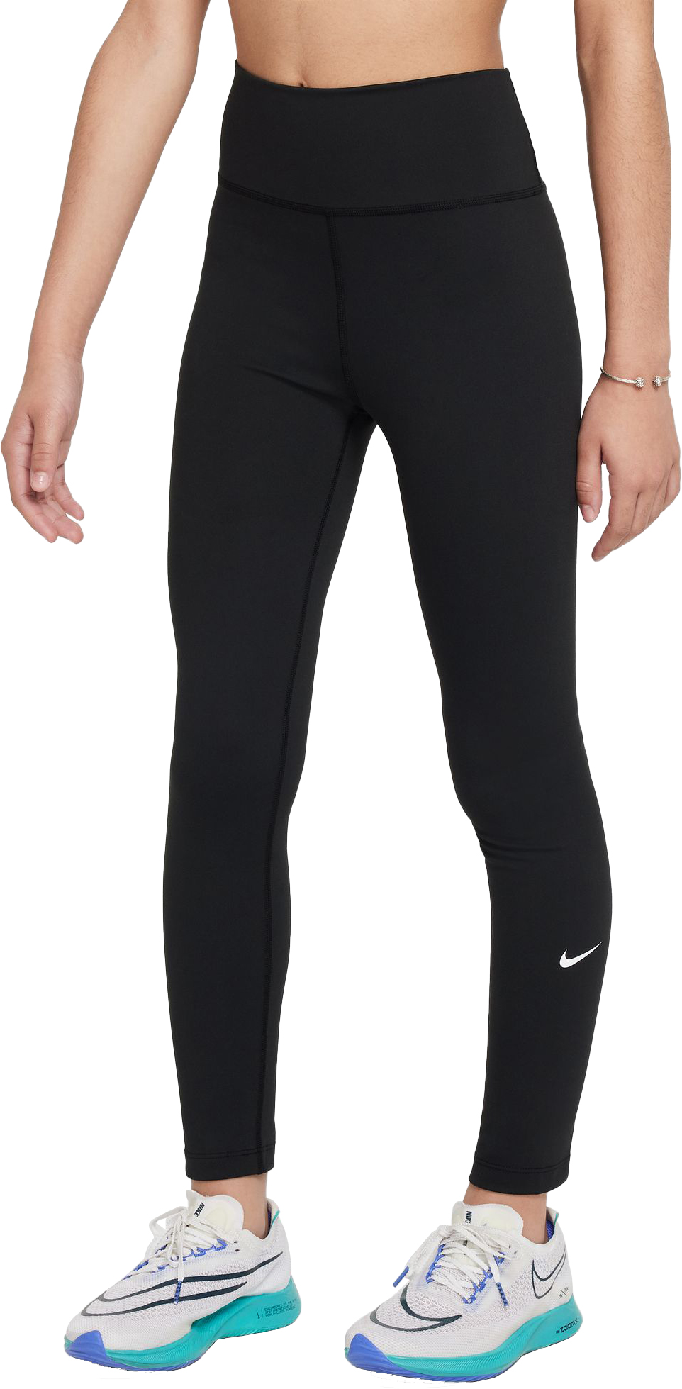 One Dri-FIT High-Waisted Leggings Jente Black/White