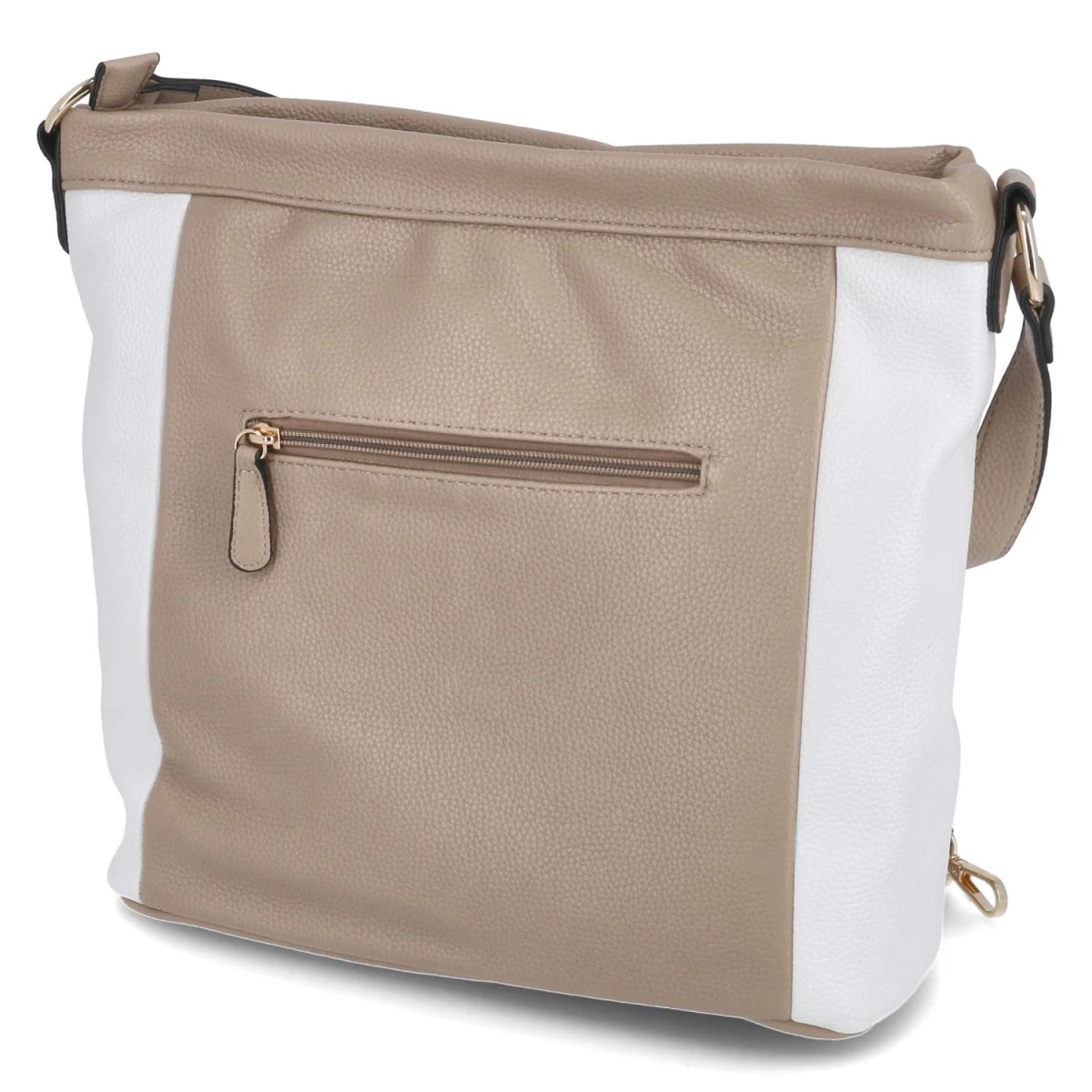 KaerlekSchultertasche - Taupe /Crème