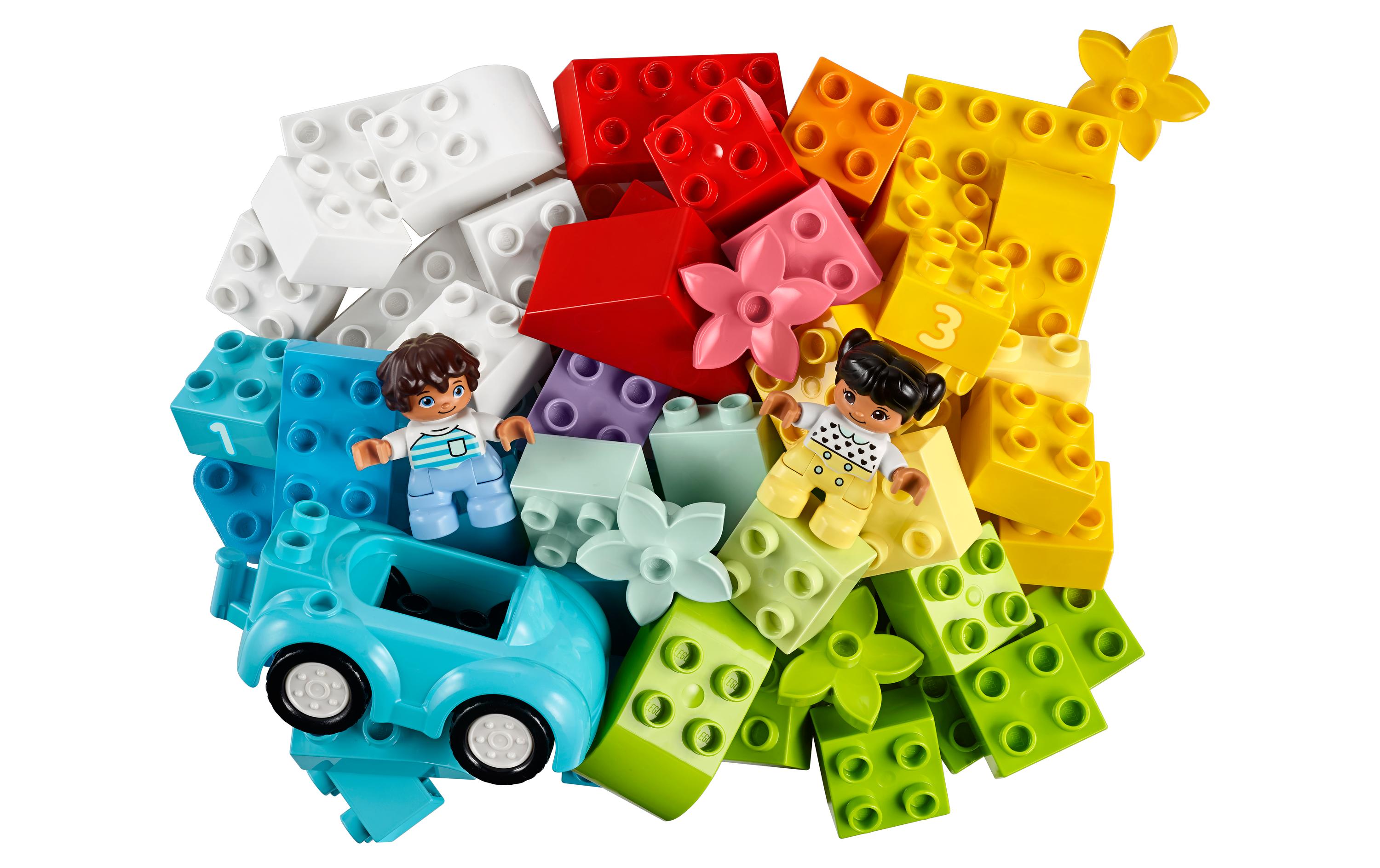 DUPLO® Steinebox 10913Bausteine-Set in stabiler Aufbewahrungsbox