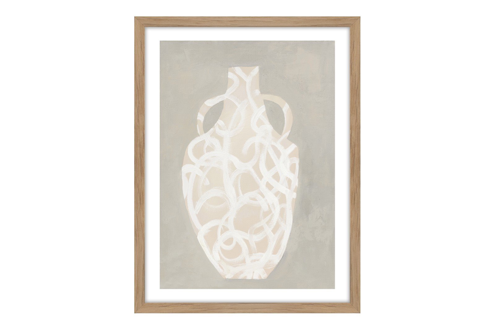 Clay Covered 30x40 cm Oak Frame
