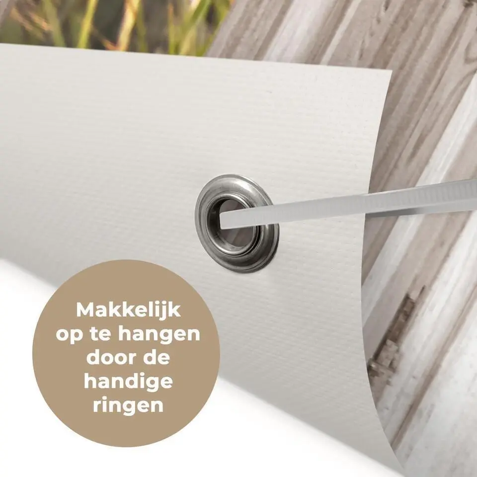 MuchoWow Tuinposter 120x80cm Doorkijk Strand Zee Duinen Zand