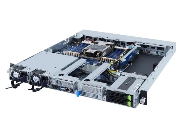 Gigabyte E162-220 (rev. 100) - Server - rack-monterbar - 1U - envejs - uden CPU op til - RAM 0 GB - SATA - hot-swap 2.5