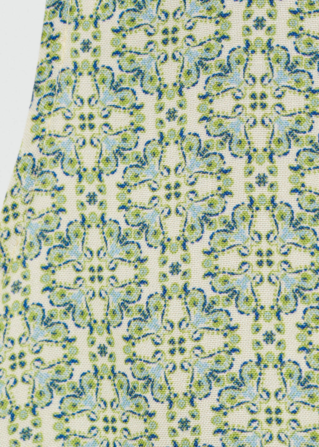 MANGO TEEN casual short met all over print groen