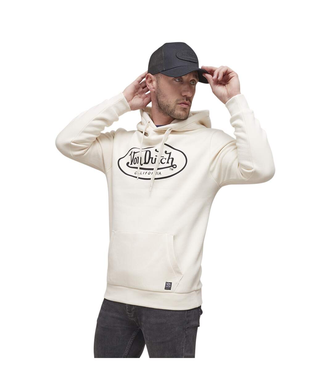 Sweat avec capuche en coton homme Brand
