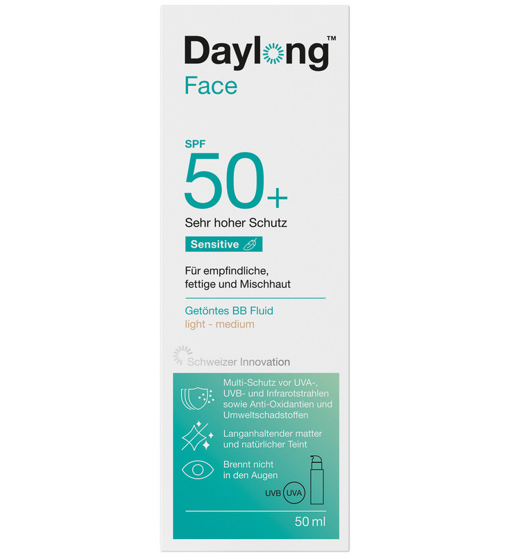 DAYLONG Sensitive Face getöntes BB Fluid SPF 50  50 ml