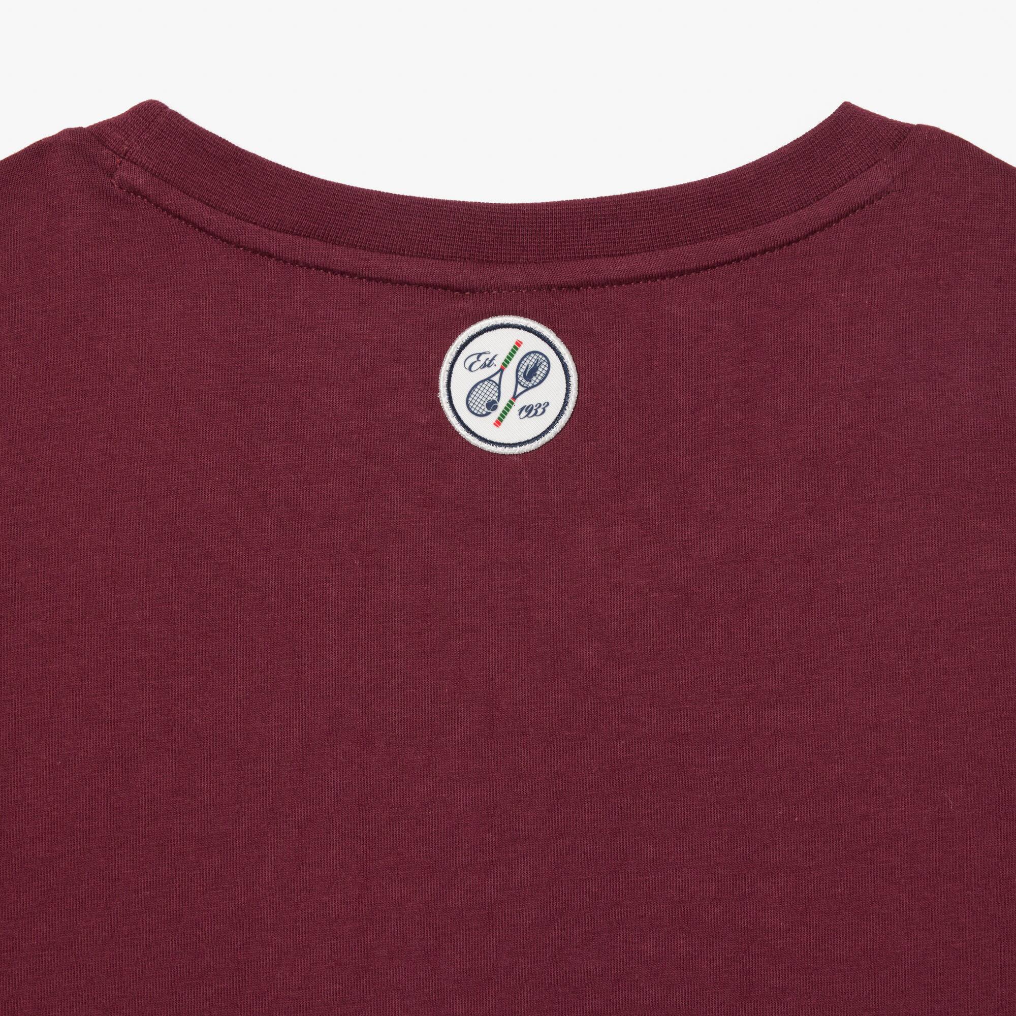 Sport-T-Shirt aus Baumwolle French Open Edition T-Shirts - Rot - Lacoste - Herren