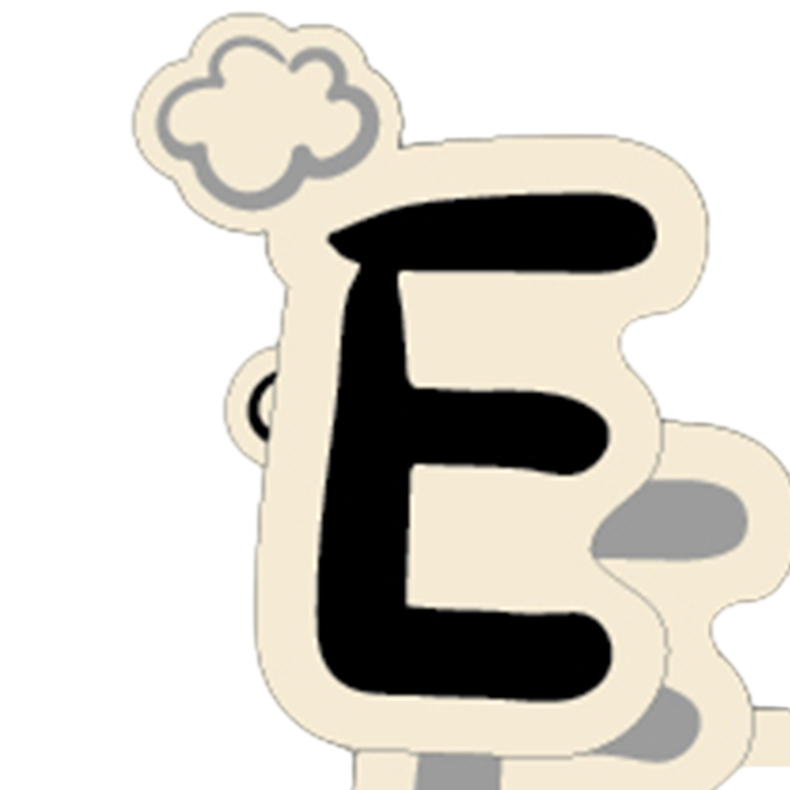 Buchstaben gross E
