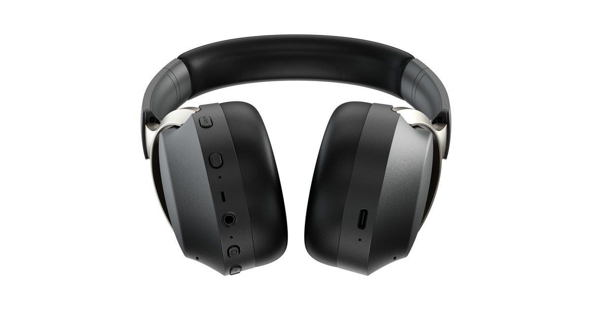 CreativeZen Hybrid SXFI over-ear hoofdtelefoon  (Zwart/grijs, Bluetooth, USB-C, ANC)