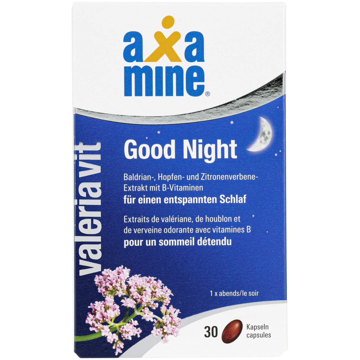 Axamine valeria vit Good Night Kapseln 30 Stück