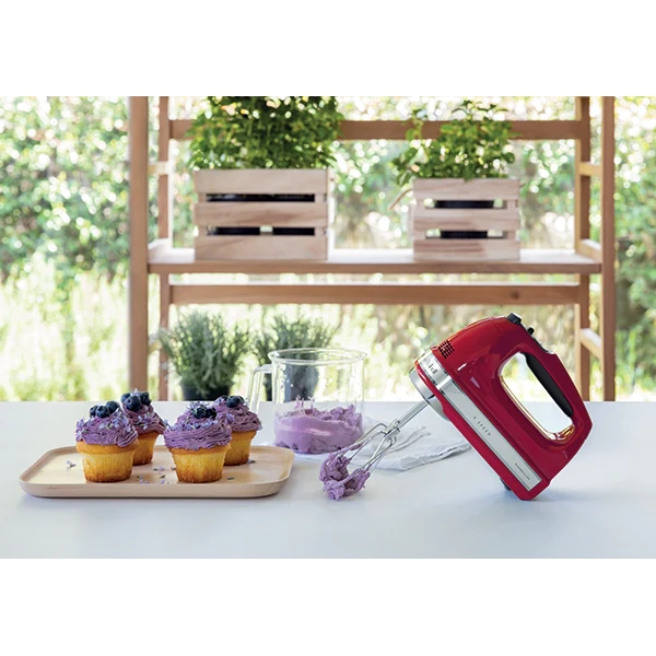 Batteur à main 9 vitesses empire 85 W 5KHM9212EER rouge Kitchenaid