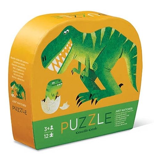 Crocodile creek mini puzzel - dino ei - 12st