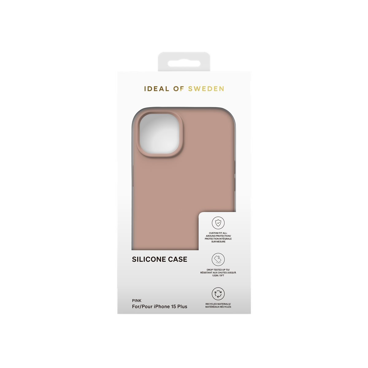 iPhone 15 Plus Silikon Hülle Case Recycled (IDSIC-I2367-408) - Blush Pink