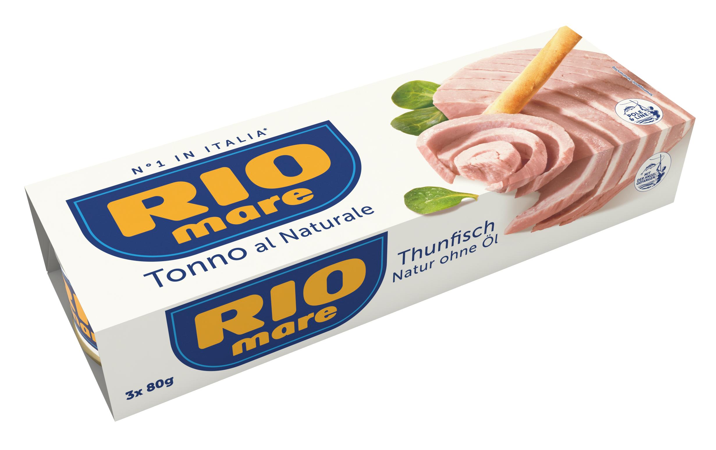 Dose Thunfisch Naturale 3 x 80 gThunfisch ohne Öl