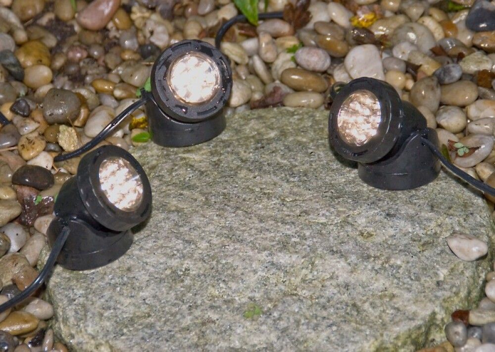 DAMBELYSNING PONDTEAM AQUALIGHT LED 12 SPOT X 3