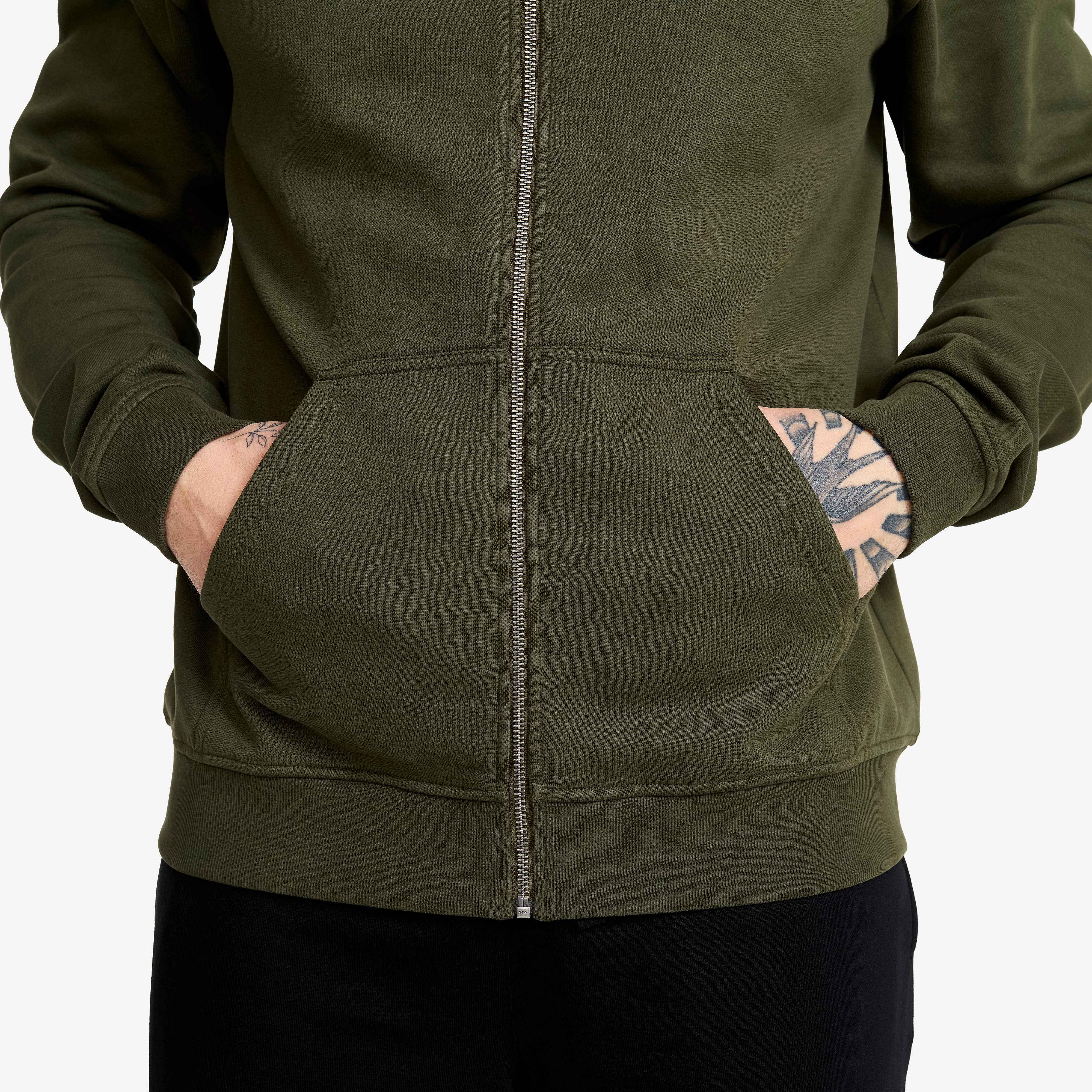 RVRC Full-zip Hoodie Herre Forest Night