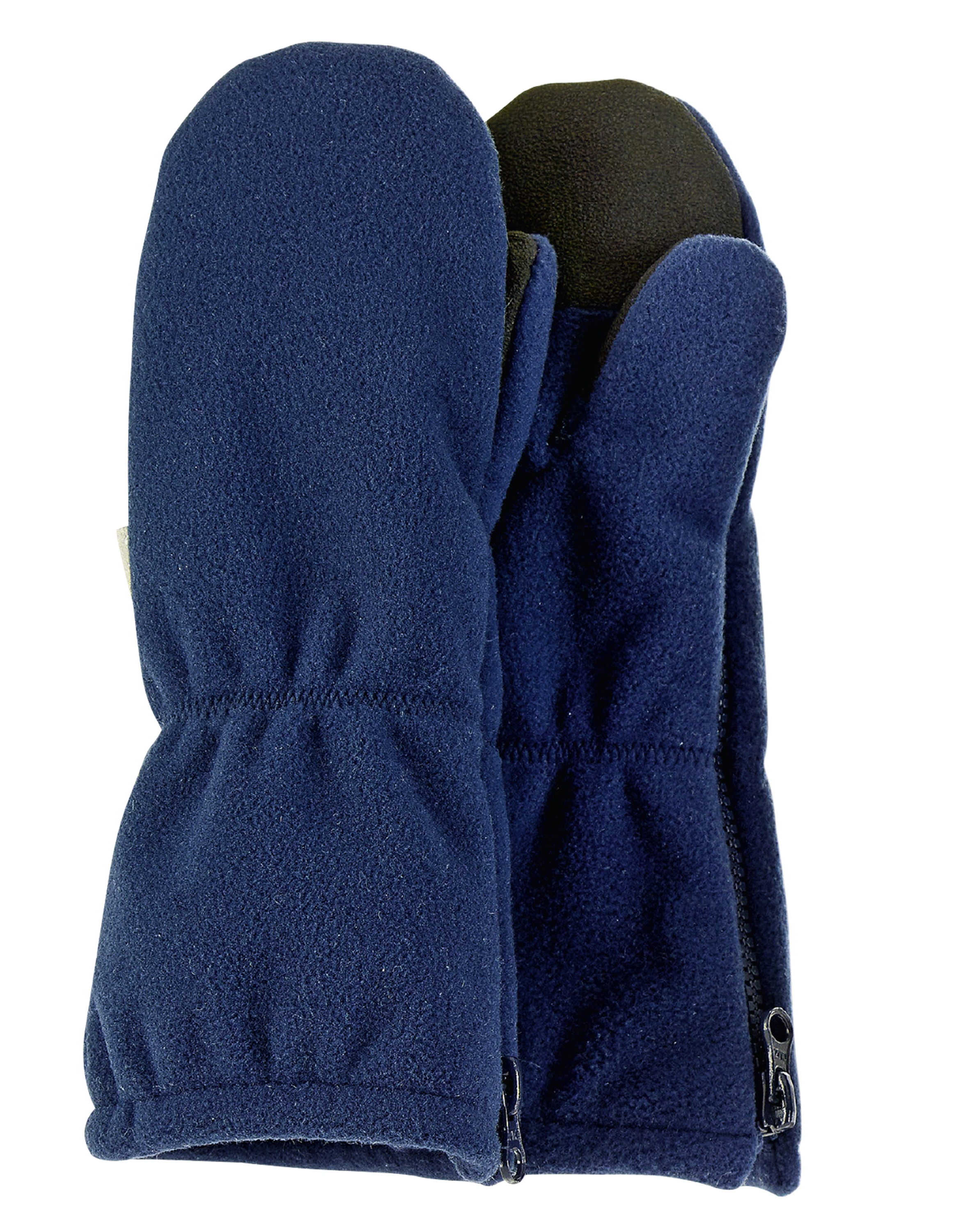 Fleece-Fäustlinge STULPE mit Zipper in marine
