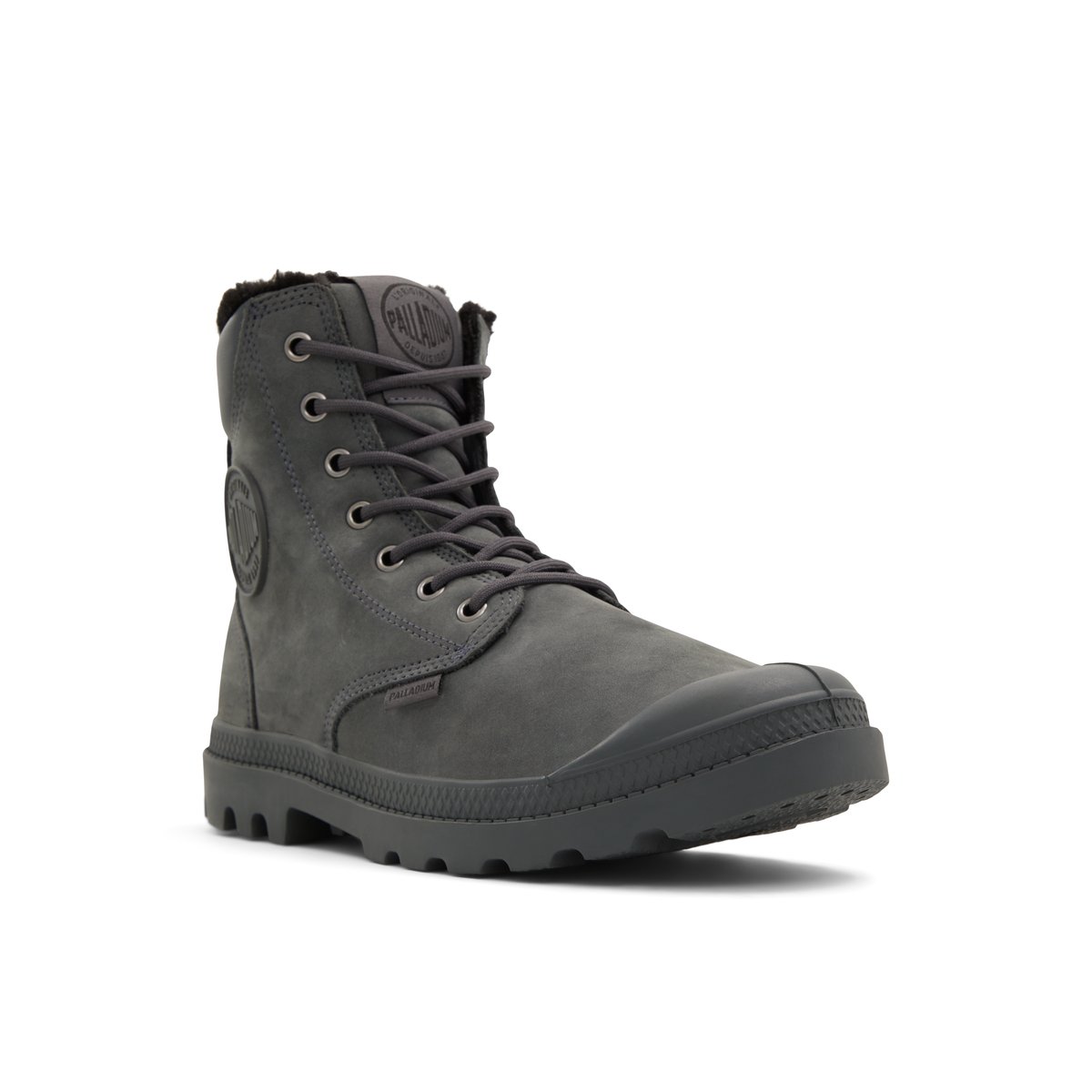 PALLADIUM-Pampa-cuff-m-Bottes décontractées - Talon plat - Gris