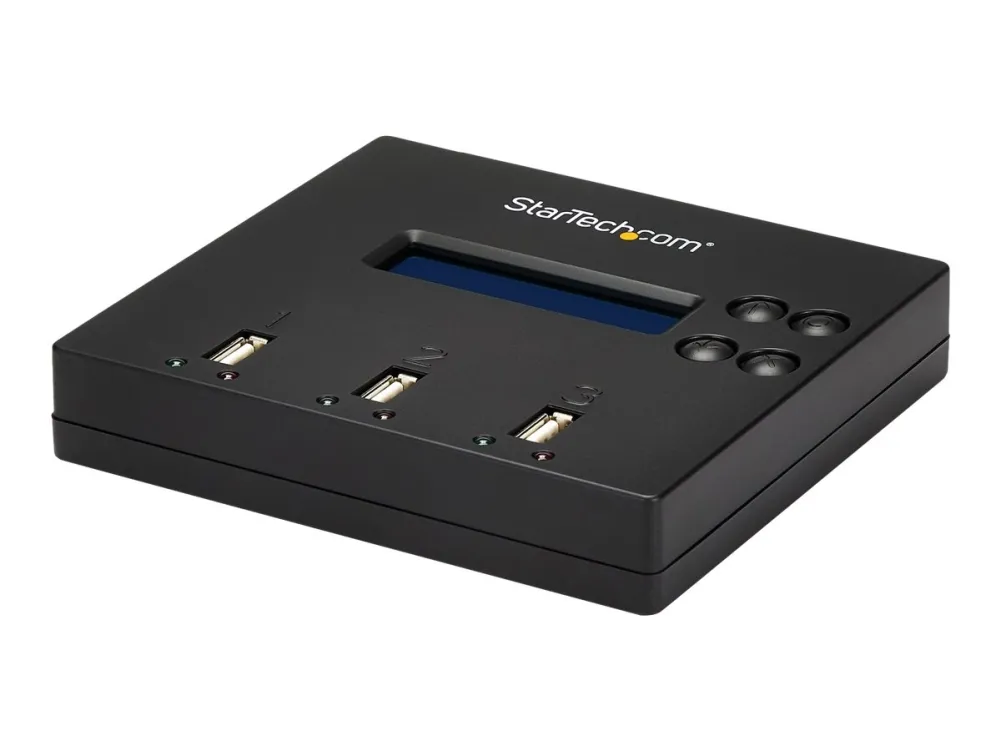 StarTech.com 1:2 Standalone USB Duplicator and Eraser - Memory Stick Cloner - USB 2.0 Flash Drive Copier / Thumb Eraser (USBDUP12) - USB drev duplikator - 2 bays - for P/N: SVA5H2NEUA