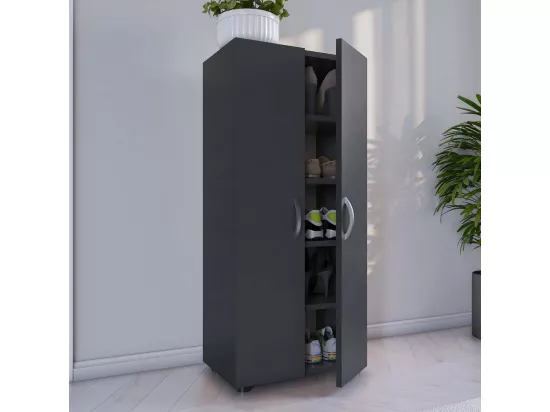 XL Bois Grande armoire à chaussures Ulas 5