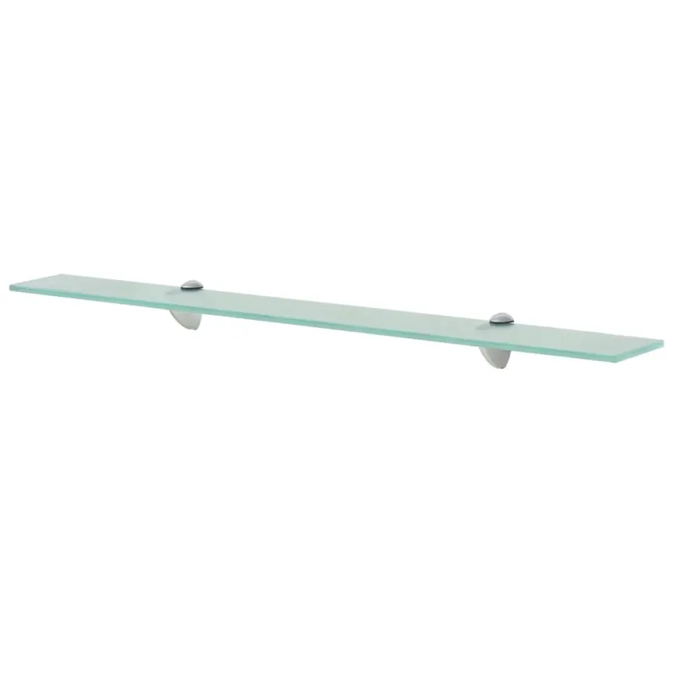 vidaXL - Zwevende Plank - Transparent - Glas - 80 x 20 cm
