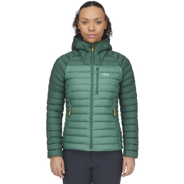Doudoune randonnée RAB MICROLIGHT ALPINE JACKET W GREEN SLATE/EUCALYPTUS