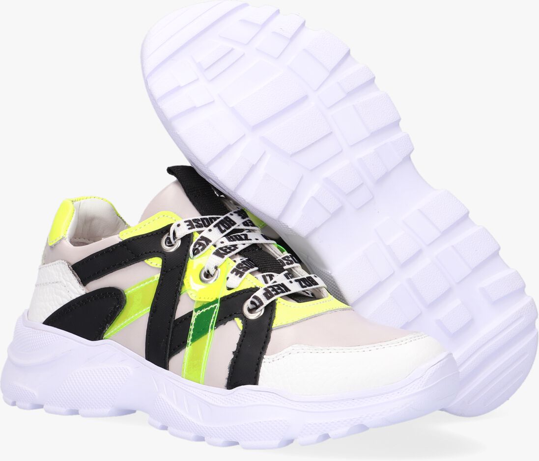BRAQEEZ witte braqeez lage sneakers reny run