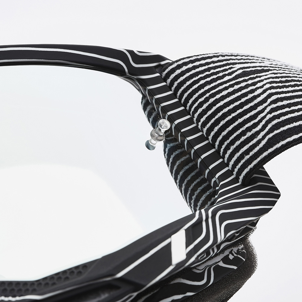 100% - Masque Accuri 2 Silo - Silver Flash Mirror Noir / Blanc