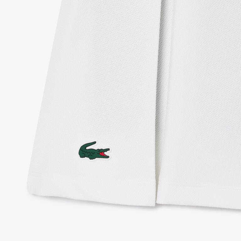 Jupe sport avec shorty intégré en piqué Robes & Jupes - Blanc - Lacoste - Femme