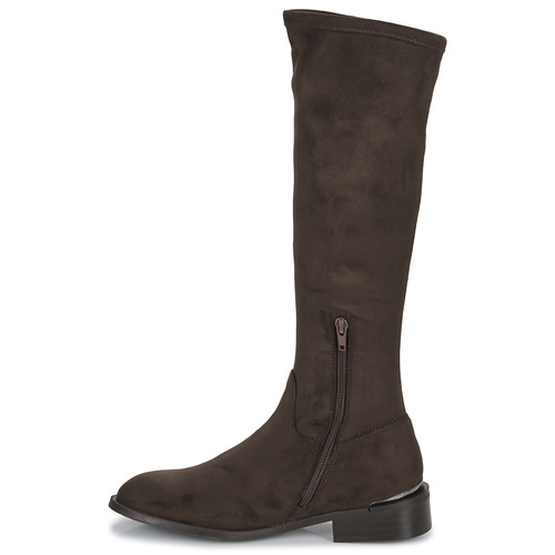 JB Martin - AMOUR - TOILE SUEDE STRETCH EBENE