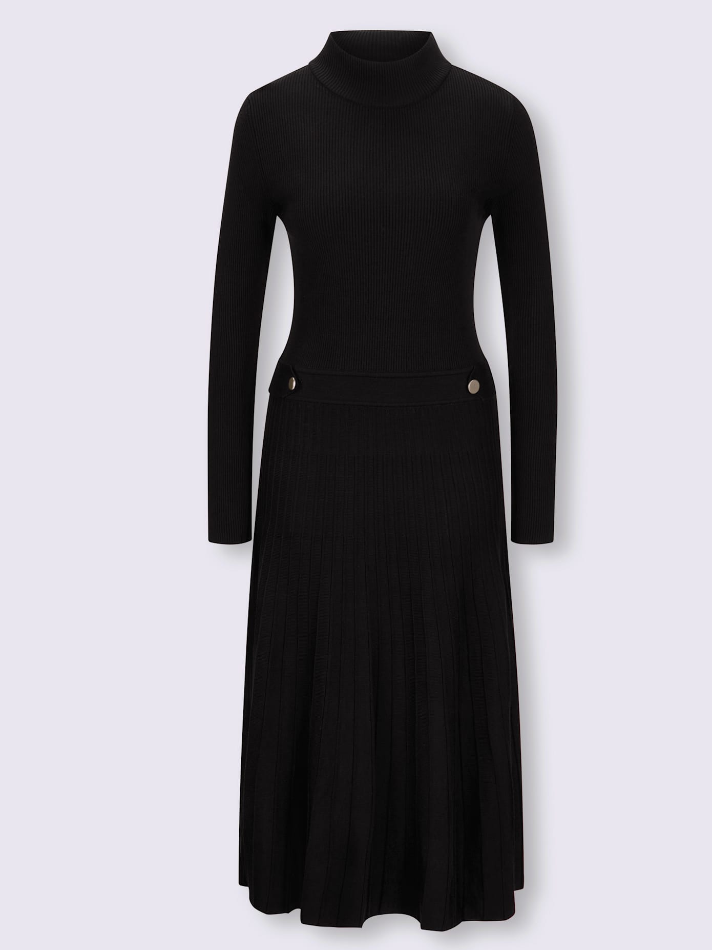 Robe en tricot légèrement évasé