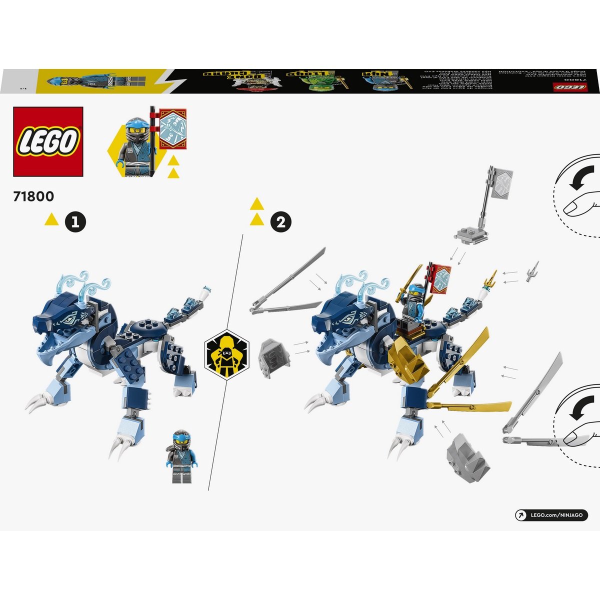 Le dragon d'eau de Nya - Evolution - Lego Ninjago 71800