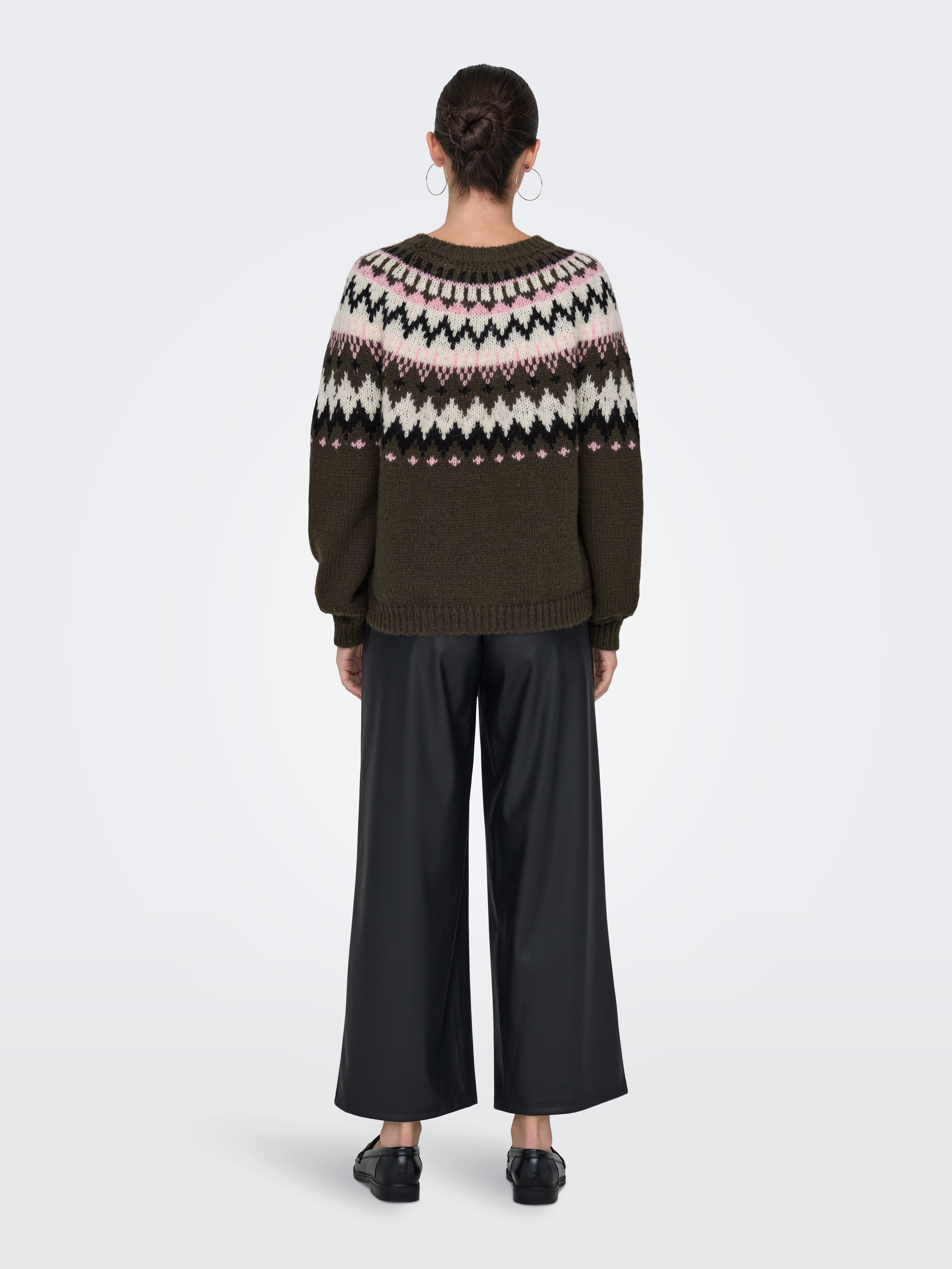 JDYKINSLEY Strickpullover Chocolate Brown