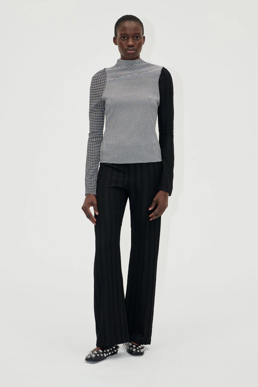 Stine Goya  Elasicated Straight bukser - sort