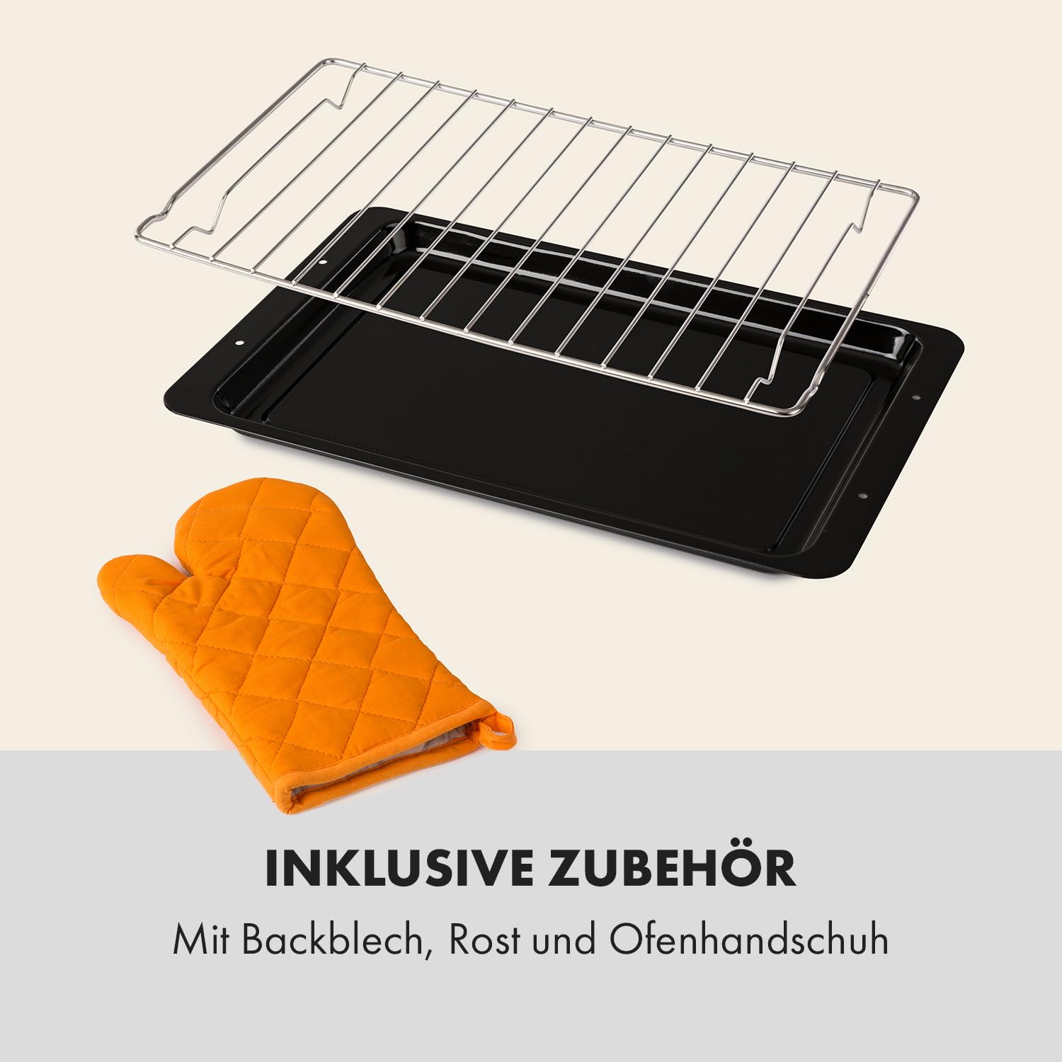 Klarstein MasterFresh Dampfbackofen - Stand-Dampfgarer, 24 Liter, 230 °C, 1,4 Liter Wassertank, Dampfgaren: 1100W, Backofen: 1900W, TouchControl, 12h-Timer, 9 Programme, freistehend, schwarz